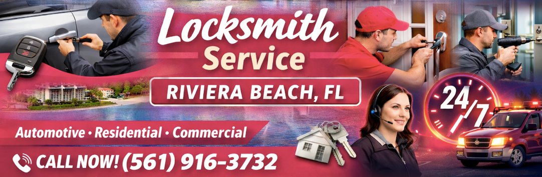 Zip Locksmith Riviera Beach - Professional 24 Hour Locksmith Service